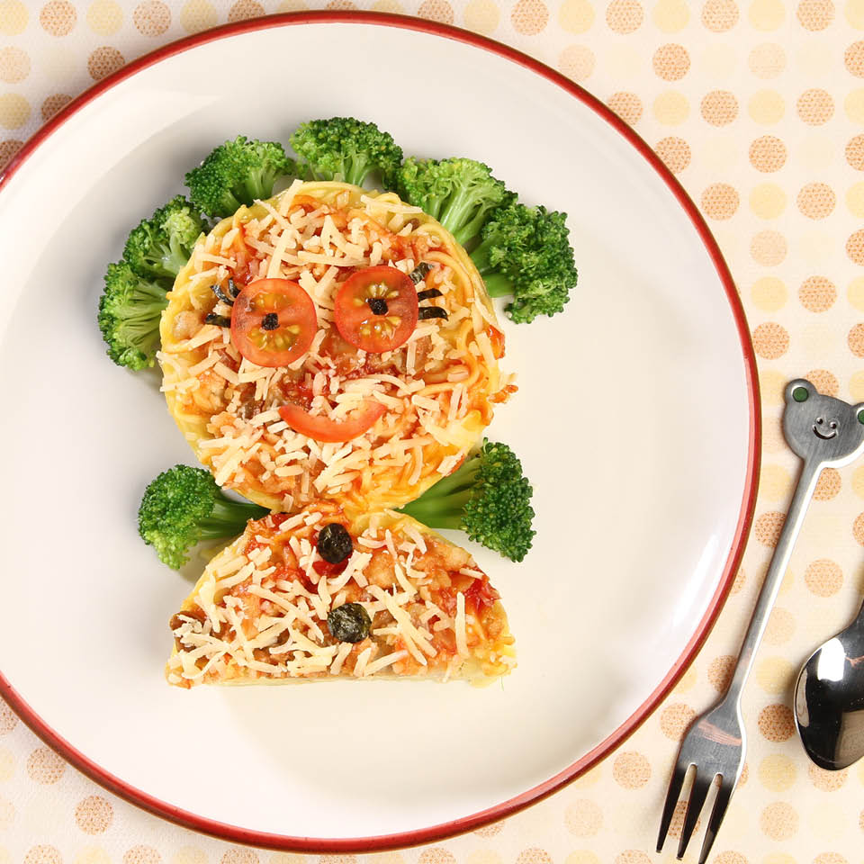 Pancake Mi Rambut Brokoli