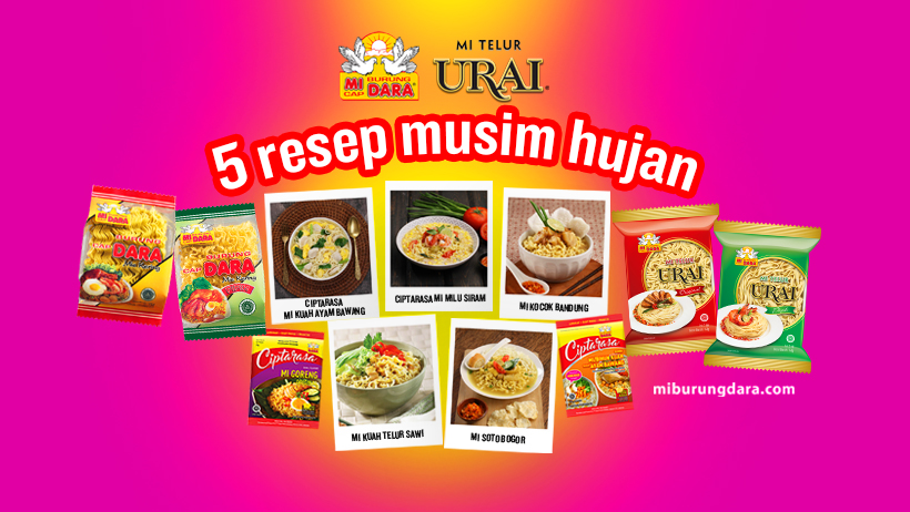 Download Gratis Kumpulan 5 Resep Musim Hujan!