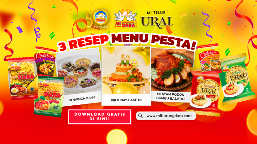 Download Gratis Inspirasi 3 Resep Menu Pesta!