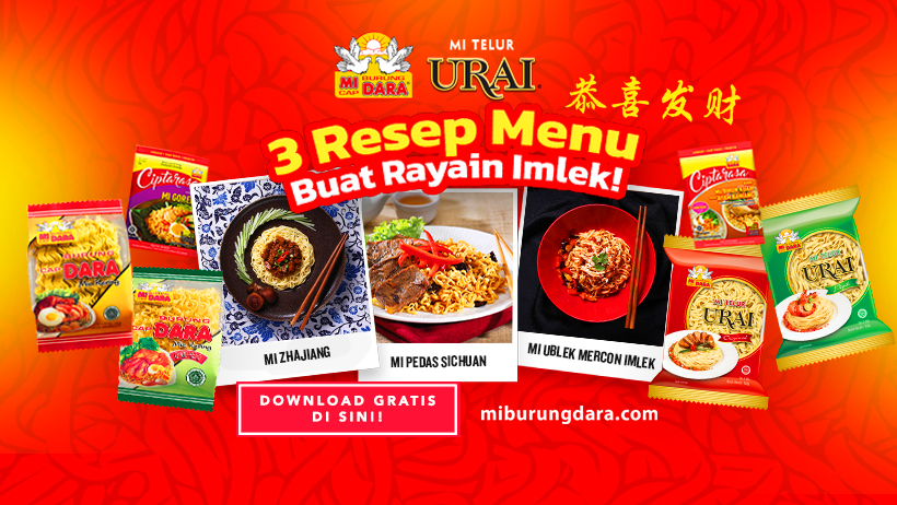 Download Gratis Inspirasi 3 Resep Menu Buat Rayain Imlek!