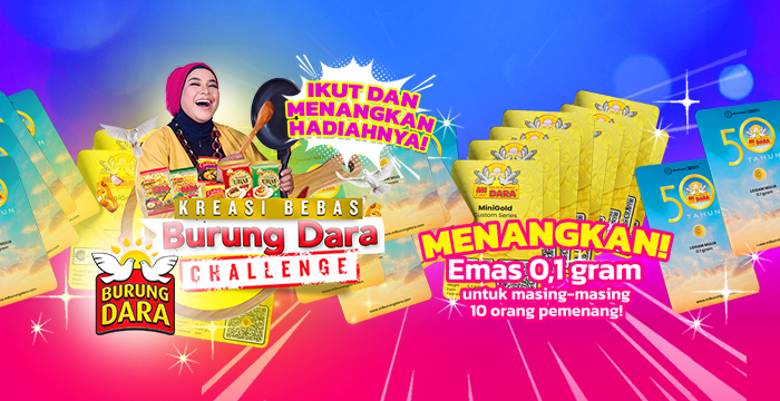 Kreasi Bebas Burung Dara Challenge! Desember 2023