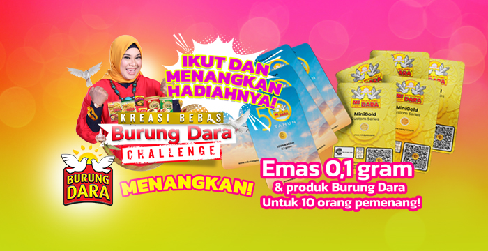 Kreasi Bebas Burung Dara Challenge! Maret 2024