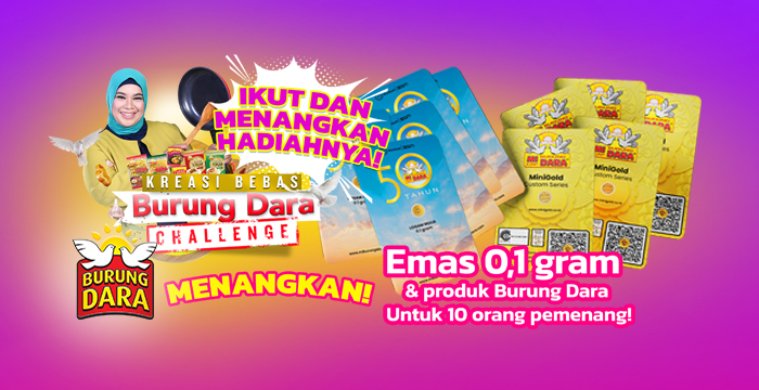 Kreasi Bebas Burung Dara Challenge! Mei 2024
