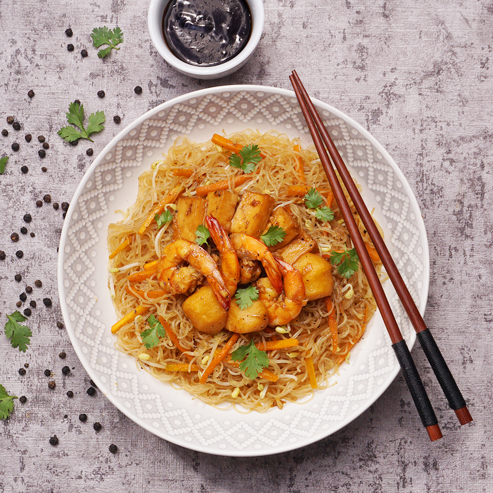 Bihun Goreng Seafood Lada Hitam