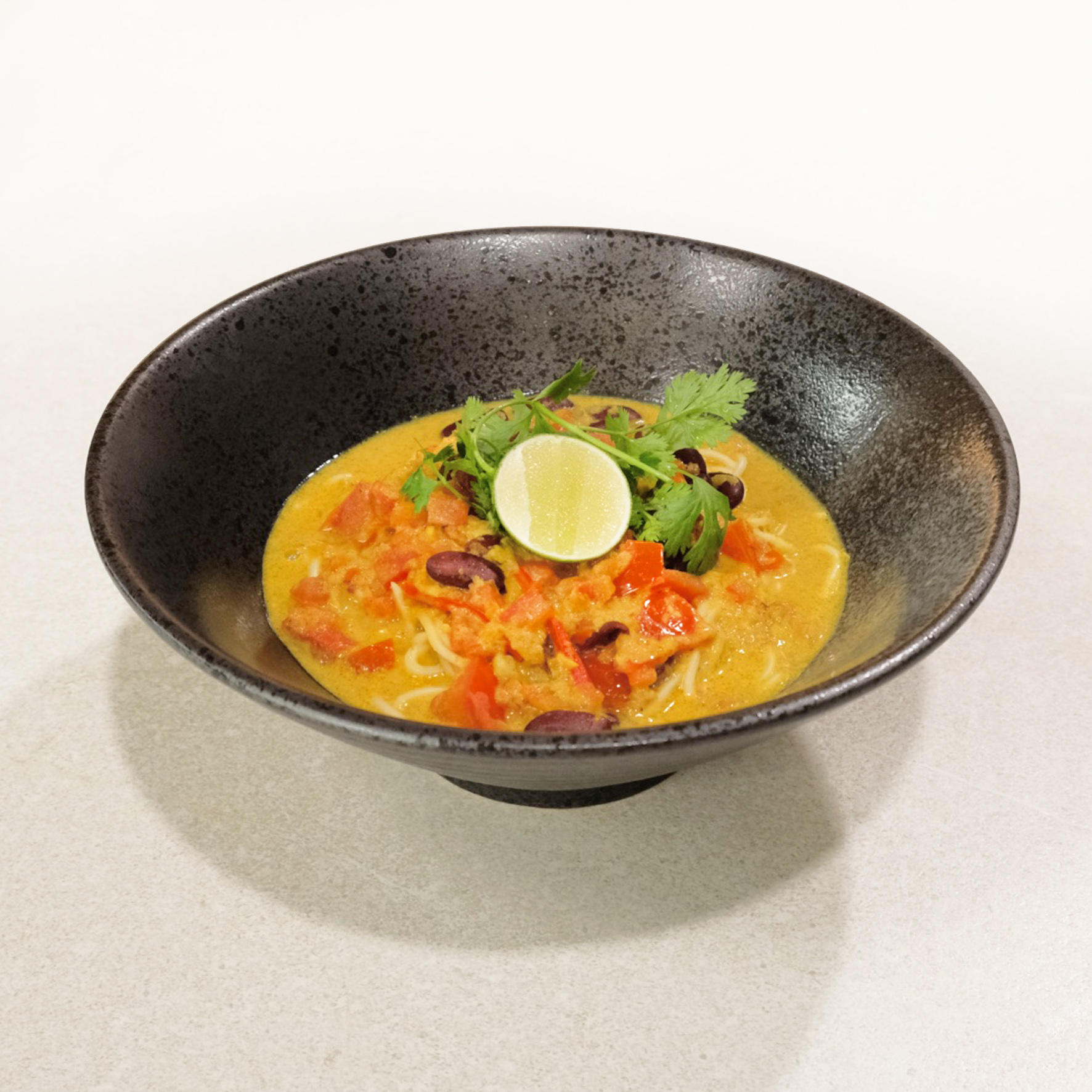 Kidney Bean Curry Noodles