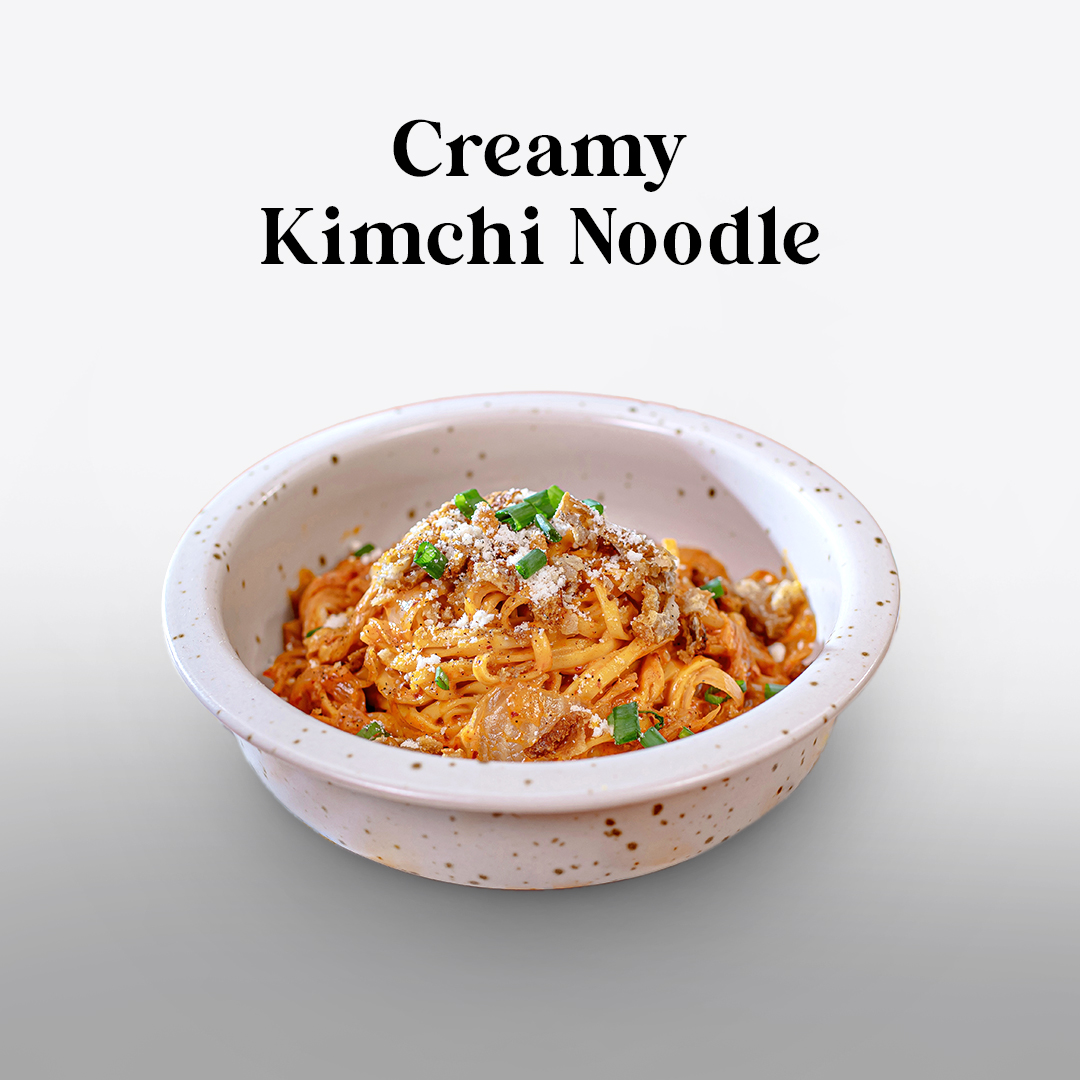 Creamy Kimchi Noodles